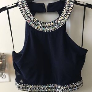 Navy Blue 2piece Set